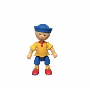 Caullou PBS Kids 3.25” Posable Action Figure Cinar And Irwin 2002